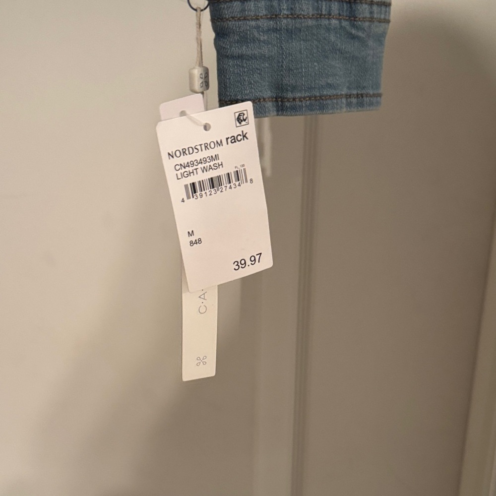 Caslon from Nordstrom Light Blue Jean Jacket. Never worn w/ tags. - Picture 3 of 9